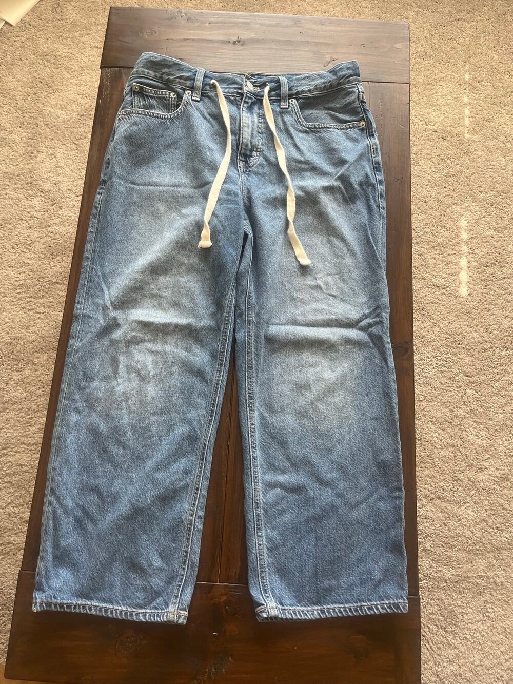 Jcrew Vintage Style Wide-Leg Jeans